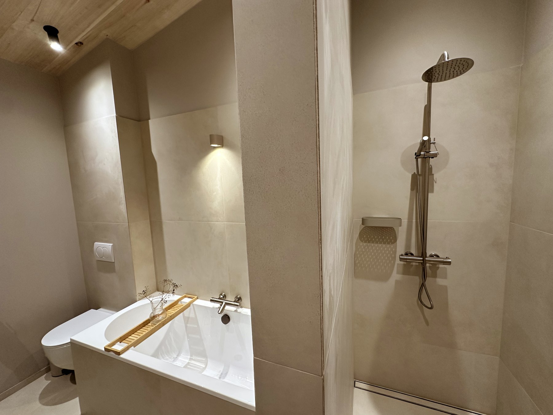 Inloopdouche in de badkamer